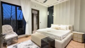 5 marla house bahria town rooftop bbq lounge